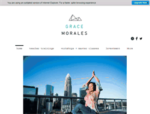 Tablet Screenshot of gracemorales.com